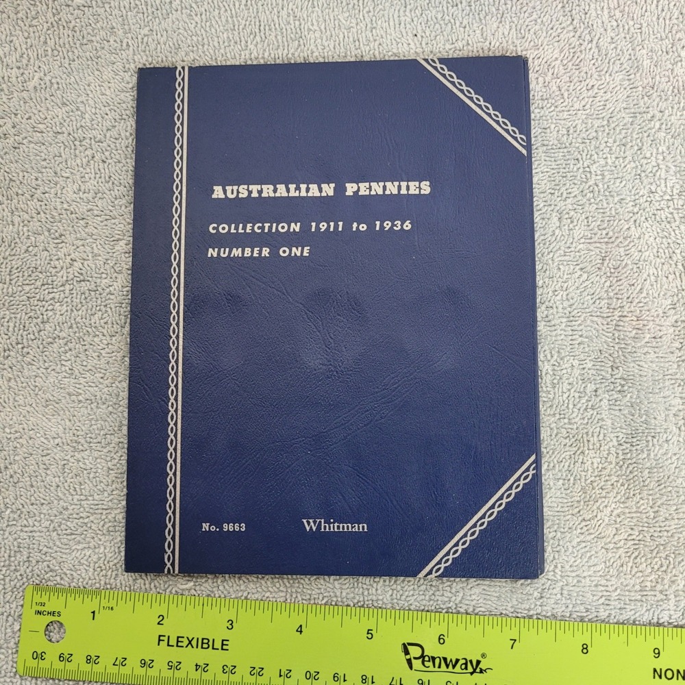 Whitman Australian Pennies Collection 1911-1936 Number One Coin Folder No 9663
